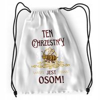Plecak Dla Chrzestnego Szkolny Worek Torba Z Nadrukiem Ze Zdjęciem