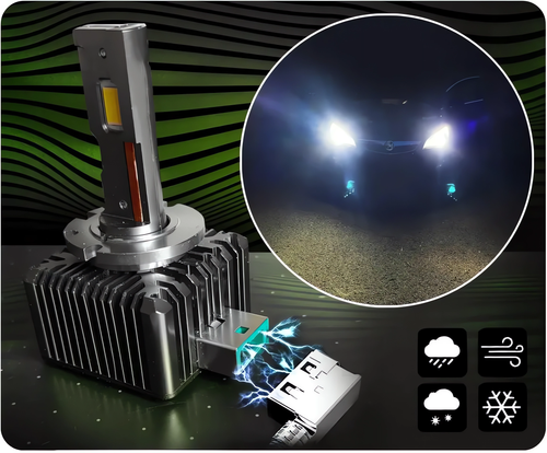 D1S LEDLIGHT ŻARNIKI XENON LED SAMOCHODOWE CANBUS 6000K 80W BOX ZESTAW 2SZT na Arena.pl