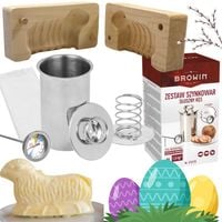 Szynkowar 1,5kg ZESTAW worki termometr + forma BARANEK wielkanocny do masła