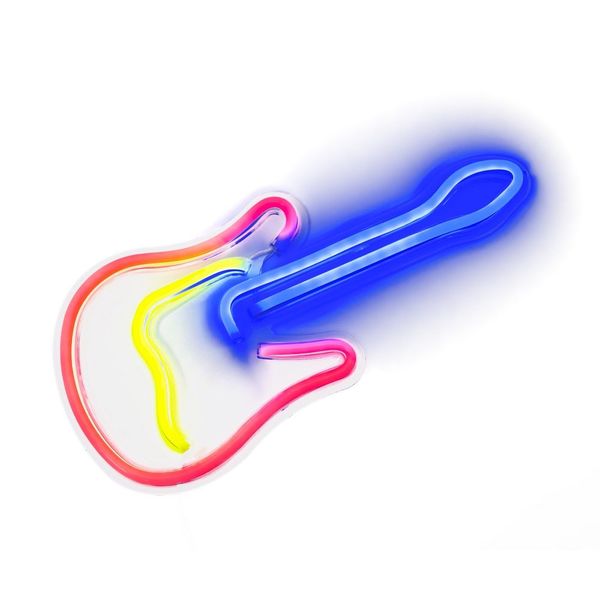NEON NA ŚCIANĘ LED na USB - Gitara model zdjęcie 1