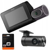 Kamera samochodowa 70mai 4K HDR SET T800 przód i wnętrze + tył RC24 + 256GB