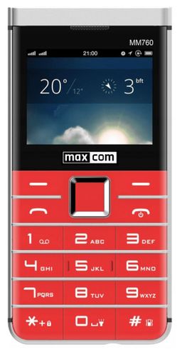 Telefon komórkowy Maxcom Dual SIM MM 760RED na Arena.pl