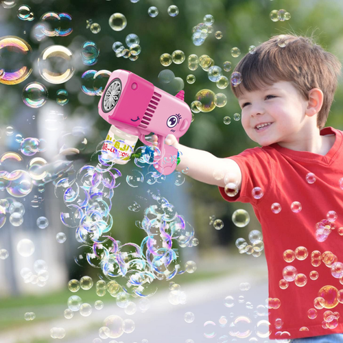 pistolet na bańki mydlane aparat do tworzenia baniek mydlanych + płyn na Arena.pl
