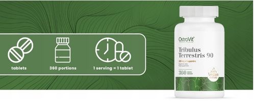 OstroVit Buzdyganek Naziemny VEGE 360 tabletek Tribulus Terrestris na Arena.pl