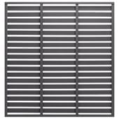 Emaga Panel ogrodzeniowy z WPC, 180x180 cm, szary