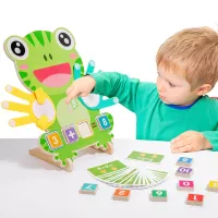 DLA DZIECI EDUKACYJNA ŻABKA  LICZENIE Z UŚMIECHEM