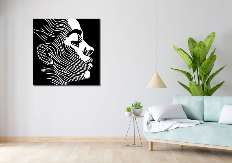 Obraz 90x90cm Linie Wyrazu zdjęcie 2