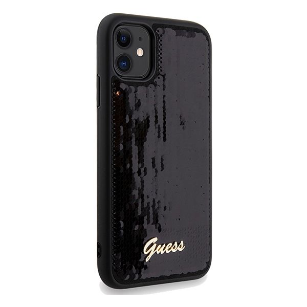 Etui Guess do iPhone 11, iPhone XR, Czarny zdjęcie 4