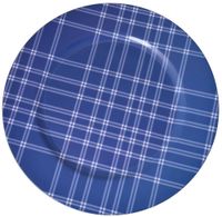 Podtalerz w kratę niebiesko-biały