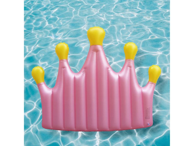 Materac dmuchany korona 145x195cm do pływania na wakacje plaże basen wodę zdjęcie 8