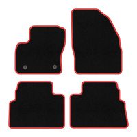 Dywaniki welurowe CARLUX-RED Ford Kuga MK1 2011-2013 czarne/czerwone