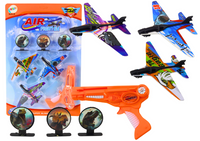 Pistolet Wyrzutnia Samolotów 3 Samoloty 3 Tarcze Pomarańczowy