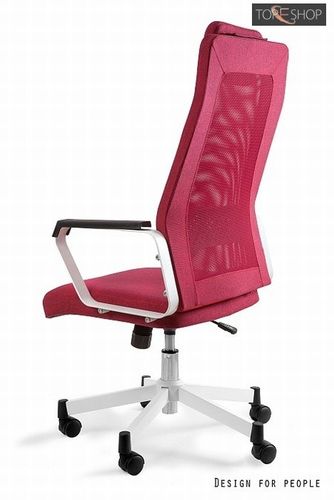 Fotel biurowy fox czerwony na Arena.pl