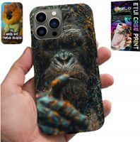 ETUI DO IPHONE 13 PRO - MAŁPA, MAŁPKA, GORYL, ZWIERZĘTA + SZKŁO
