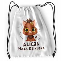 Plecak Sportowy Szkolny Alicji Córki I Dziecka Z Nadrukiem Ze Zdjęciem