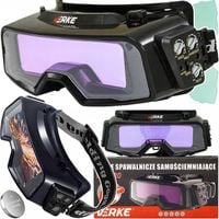 GOGLE SPAWALNICZE OKULARY OCHRONNE SAMOŚCIEMNIAJĄCE MASKA DO SPAWANIA FILTR