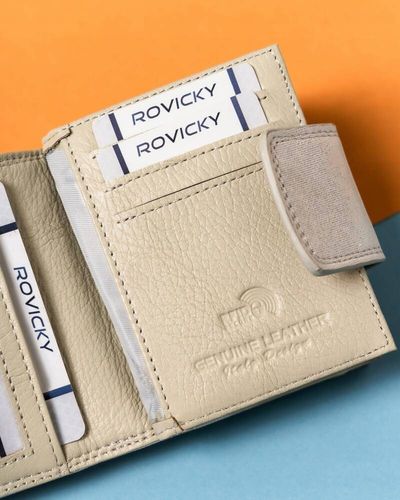 mały, skórzany portfel damski na zatrzask i bigiel - lorenti na Arena.pl