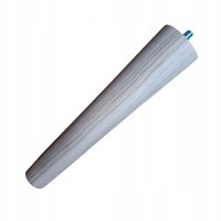 Noga meblowa toczona STOŻEK drewniana dębowa DĄB marchewka 20 cm + śruba M8