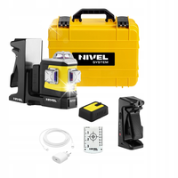 NIVEL SYSTEM CLX3G LASER KRZYŻOWY MOTOR CZERWONY 3x360° BLUETOOTH