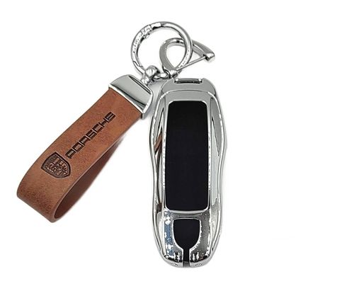 3w1 PORSCHE ETUI na kluczyk pilot + BRELOK skórzany CAYENNE MACAN PANAMERA na Arena.pl