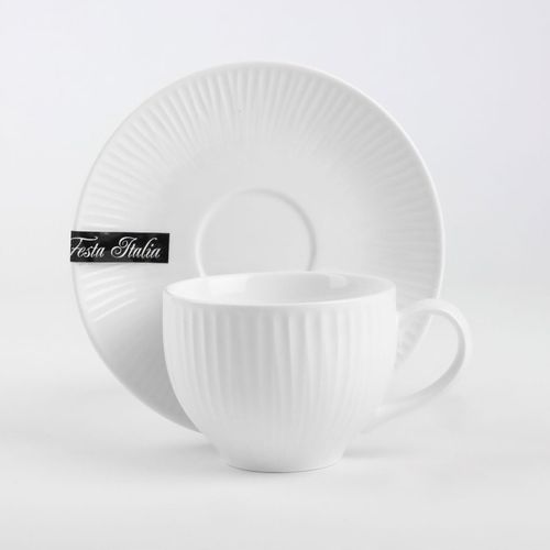 KOMPLET PORCELANOWYCH FILIŻANEK ZEOLIA 250ML 2SZT DO KAWY HERBATY na Arena.pl