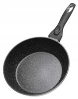PATELNIA Głęboka Wysoka MARMUROWA 28cm Nieprzywierająca INDUKCJA Gaz 6028