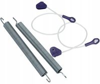 Zestaw naprawczy zawiasu do zmywarki Beko | 2x sprężyna + linka