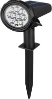Lampa solarna biały ciepły reflektor wbijany do podświetlania roślin