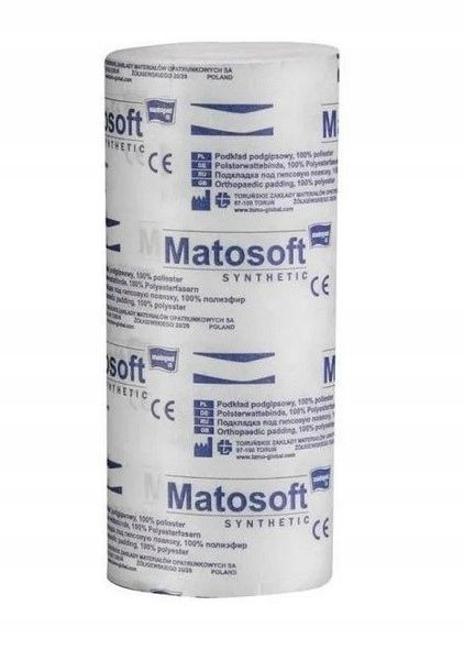 PODKŁAD PODGIPSOWY MATO SOFT 6CM X 3M 12 SZTUK DO UŻYTKU MEDYCZNEGO zdjęcie 1