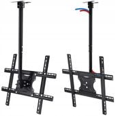 UCHWYT DO TELEWIZORA 32-65 CALI SUFITOWY REGULOWANY OBROTOWY WIESZAK TV