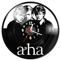 Zegar ścienny z płyty winylowej a-ha 1314.14