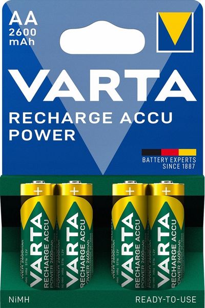 4x Akumulator VARTA 2600 mAh blister zdjęcie 1