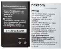 Oryg. Bateria Maxcom Do Mm400 430 450 460 132 335