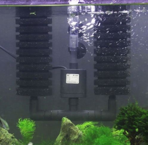 FILTR GĄBKOWY AKWARYSTYCZNY Z POMPĄ WODY AKWARIUM na Arena.pl