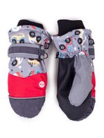 Rękawiczki narciarskie chłopięce jednopalczaste autka 12 YOCLUB