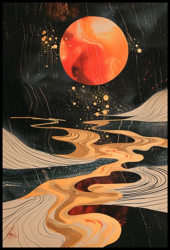 Plakat 67,5x100cm Planetarny Taniec na Arena.pl