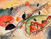 Reprodukcje obrazów Aquarell 6 - Wassily Kandinsky Rozmiar - 60x45
