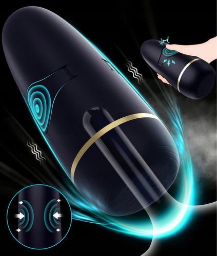 Automatyczny Masturbator Męski Ssący Realistyczna Pochwa Wypustki 10 Trybów na Arena.pl