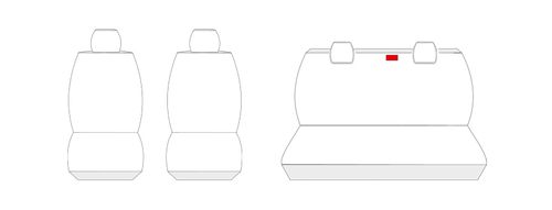 Opel Corsa E (5d) od 2014 Pokrowce dopasowane na miarę na Arena.pl