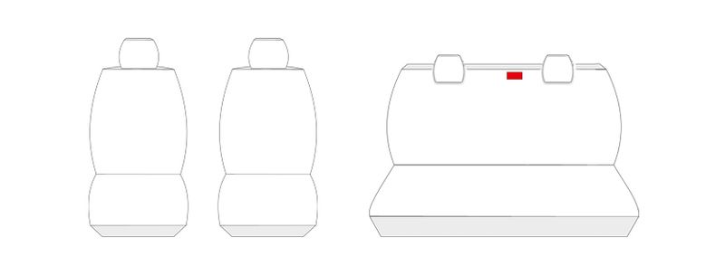 Opel Corsa E (5d) od 2014 Pokrowce dopasowane na miarę zdjęcie 6