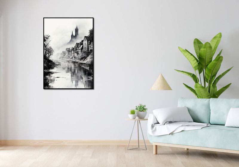 Plakat 70x100cm Mglisty Refleks zdjęcie 4