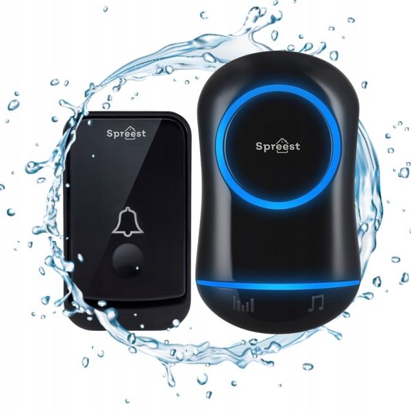 DZWONEK BEZPRZEWODOWY DO DRZWI DO FURTKI NA BATERIE WODOODPORNY 2 PRZYCISKI zdjęcie 11