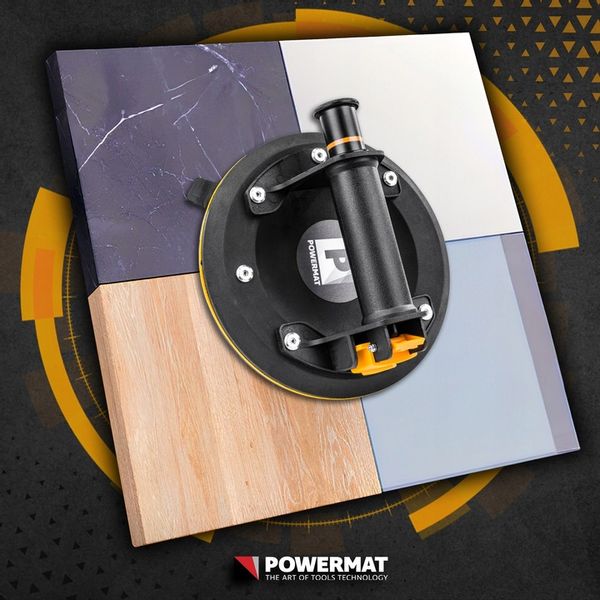 PRZYSSAWKA PRÓŻNIOWA DO PŁYTEK UCHWYT Z POMPKĄ GLAZURY SZYB 190 KG 200 MM zdjęcie 14