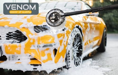 MYJKA CIŚNIENIOWA VENOM 380 BAR POMPA ALUM-MOSIĘŻNA ZWIJACZ ZESTAW WĄŻ na Arena.pl