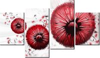 140CM 70 OBRAZ CZERWONE DMUCHAWCE ŚCIENNY