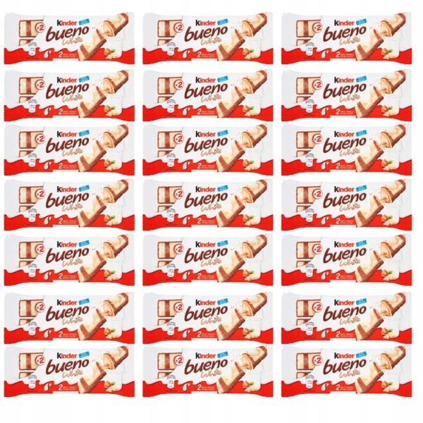 Kinder Bueno White 43g 15szt zdjęcie 2