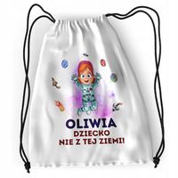 Plecak Sportowy Szkolny Dla Oliwii Córki Dziecka Z Nadrukiem Ze Zdjęciem