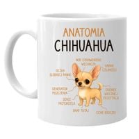 Anatomia Chihuahua - kubek na prezent