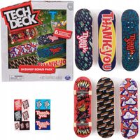 TECH DECK ZESTAW SK8SHOP 6 DESKOROLEK BONUS PACK THANK YOU+ AKCESORIA