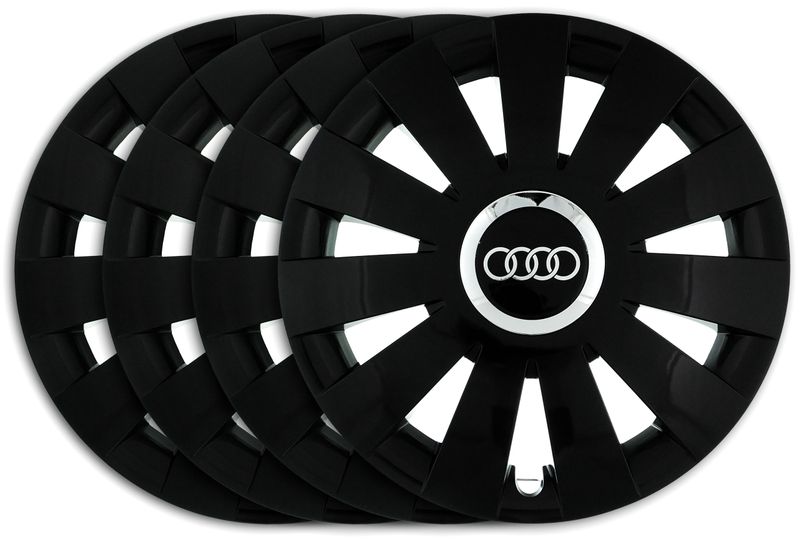 KOŁPAKI 16'' AUDI A3 A4 A5 A6 A7 A8 Q3 CZARNE BTC zdjęcie 1